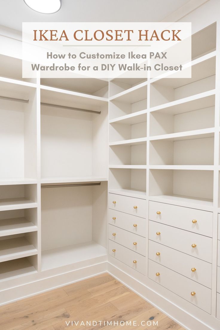 Ikea Closet Hack Tutorial: How to Plan and Build a Custom Closet with the Ikea PAX!