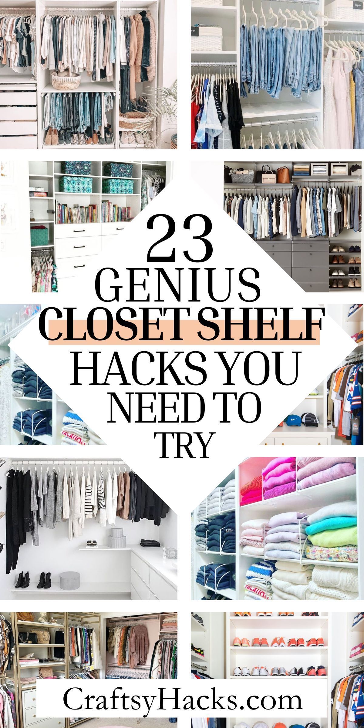 23 Ultimate Closet Shelving Ideas