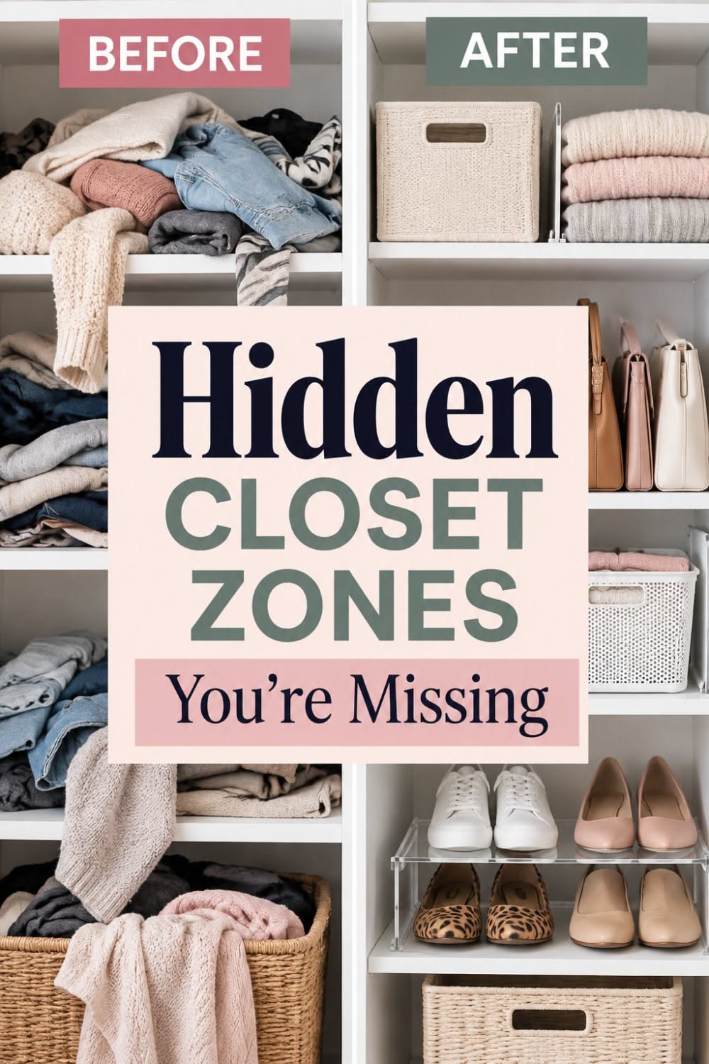 Smart Bedroom Closet Organization Ideas For A Calmer Getting-Ready Routine