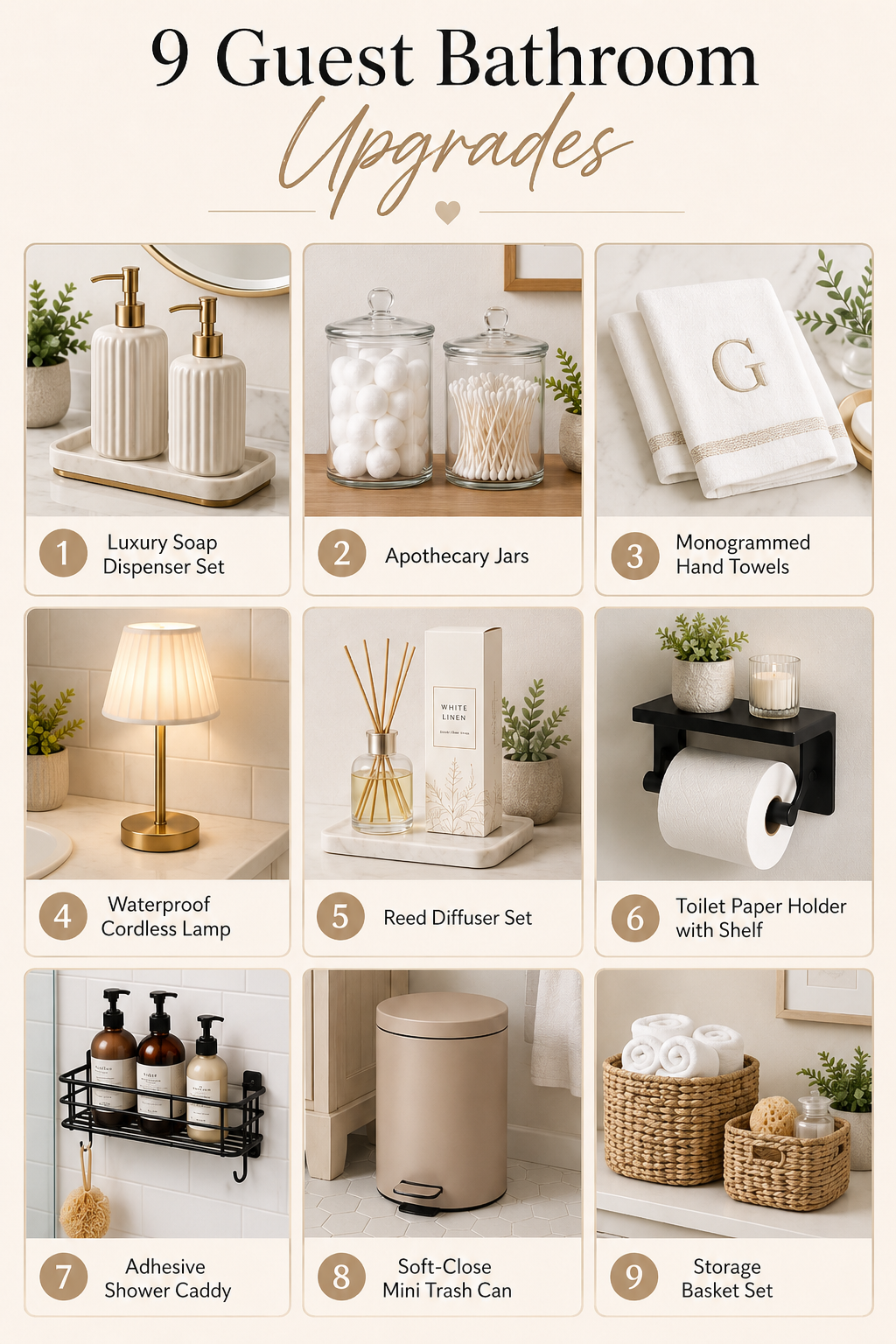 Guest Bathroom Finds That Look Expensive