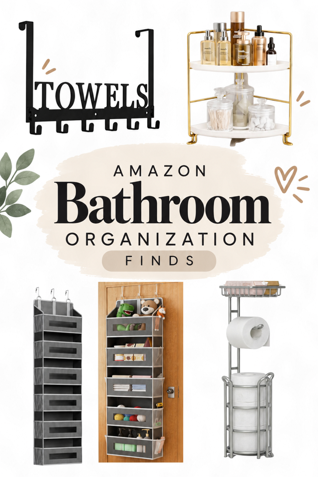 Amazon Bathroom Organization Finds