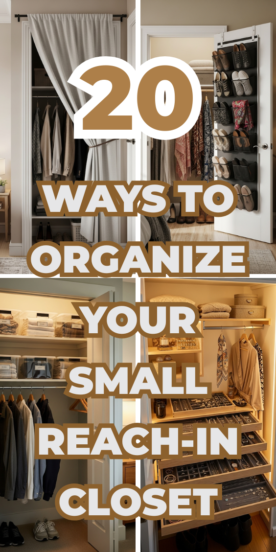 20 Ways to Organize Your Small Reach-In Closet