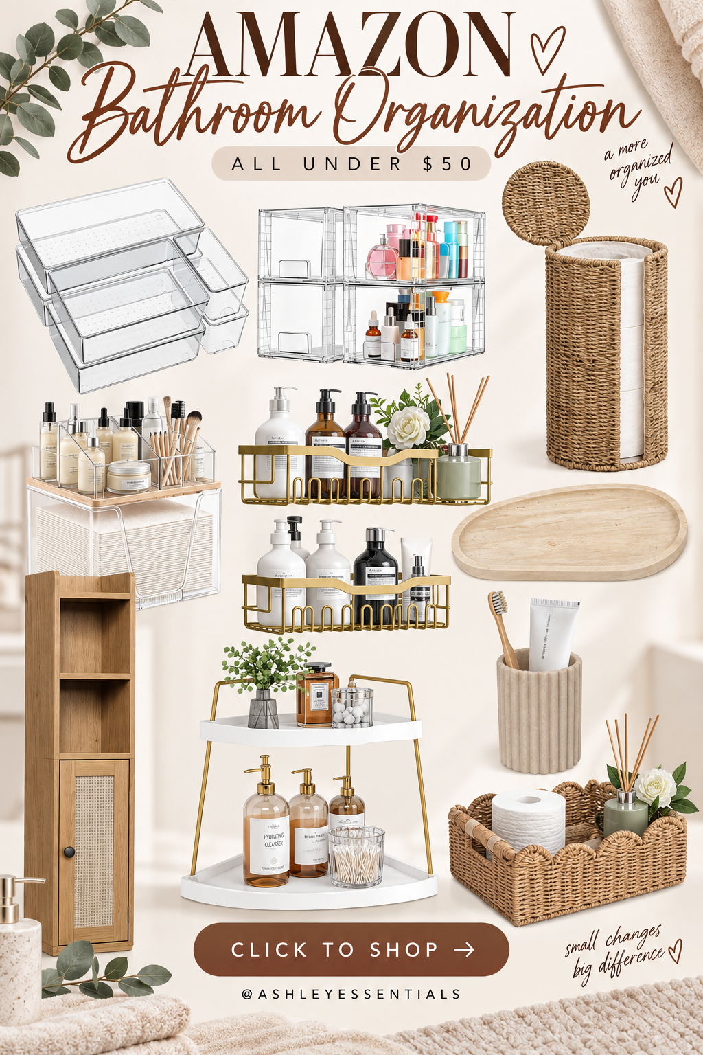 Bathroom Organization Ideas 2026 | Amazon Organizers Under $50