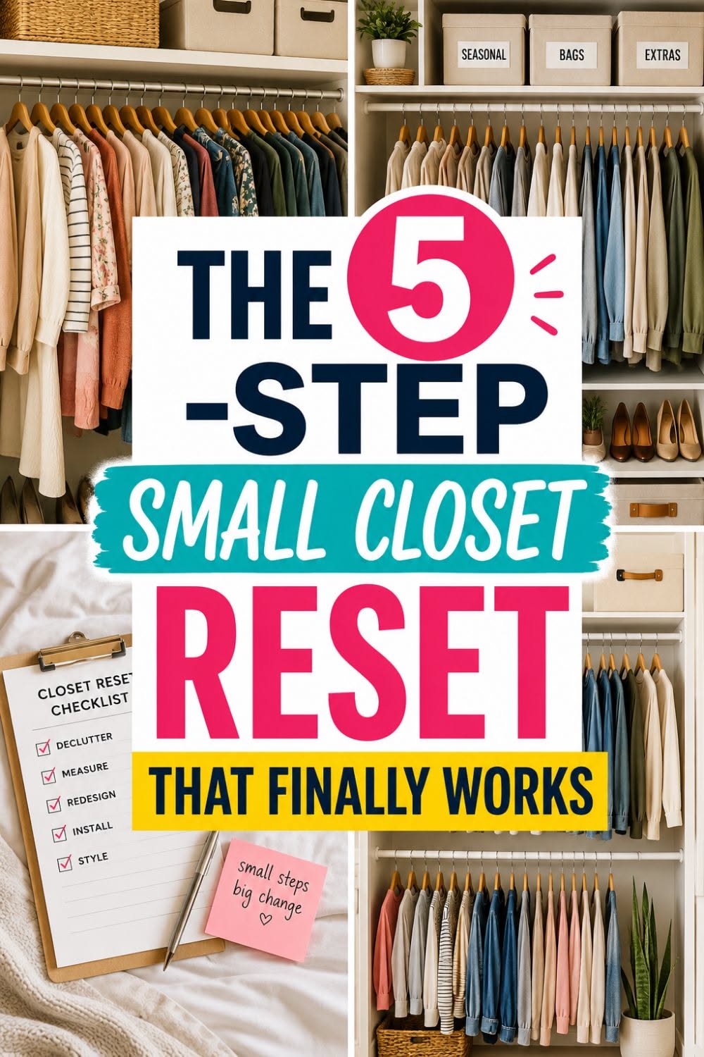 Genius Closet Organization Ideas That Create Surprising Breathing Room